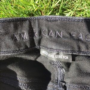 black American eagle skinny jeans